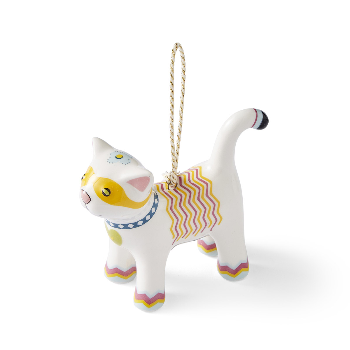 Kit Kemp Patchwork Kit Cat Ornament image number null